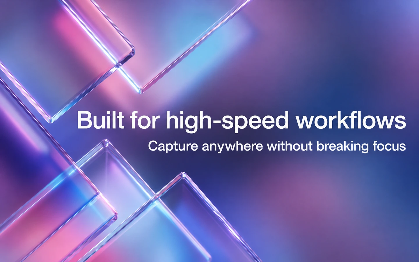 Built for speed and quick turnaround